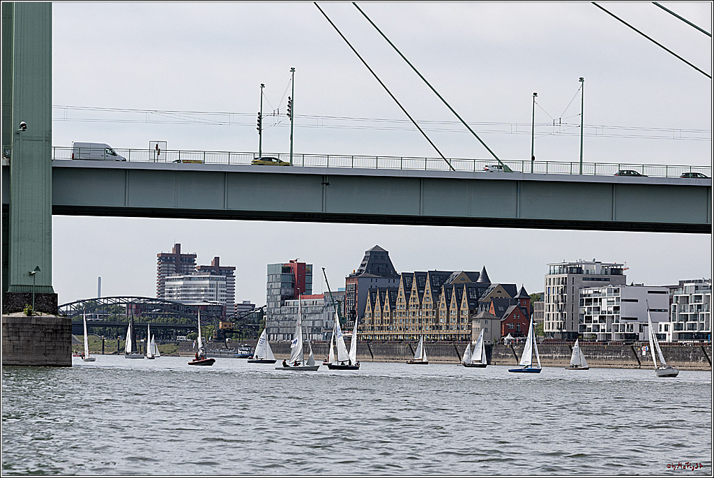 100 Jahre Rheinwoche 2022 - 1. Wettfahrt Porz - Hitdorf, 03.06.2022,